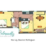 The Lily•Central Beeston•Private Apartment•Smarttv•Free Wi-Fi•Tram•