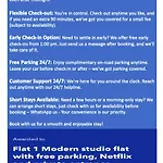 Flat 1 - Entire Modern Studio With En-Suite And Free Parking Close To Qmc, City Centre & Notts Uni