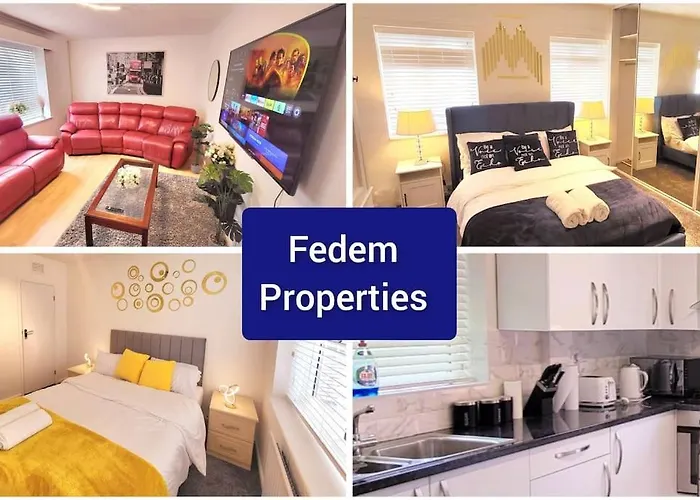 5 Bedroom House And Free Parking