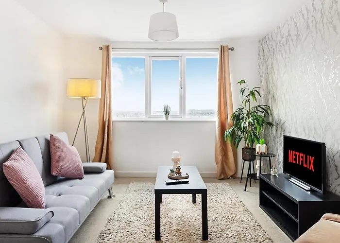 Stylish 1 Bed Apartment In Nottingham