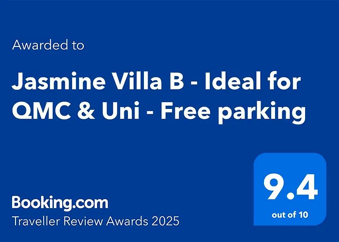 Jasmine Villa B - Ideal For Qmc & Uni - Free Parking