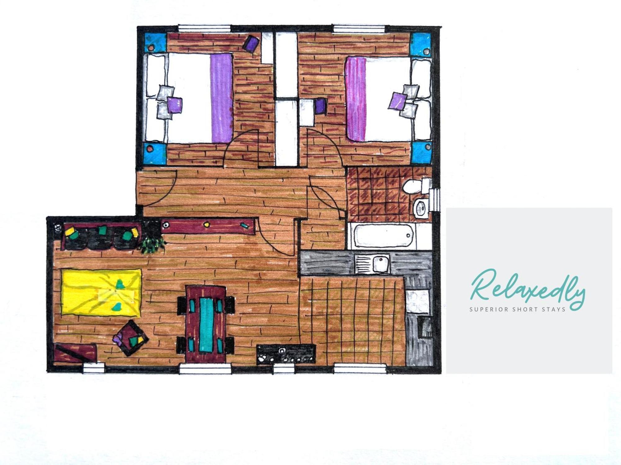 The Orchid-central Beeston-private Apartment-smarttv-free Wi-fi-tram-parking