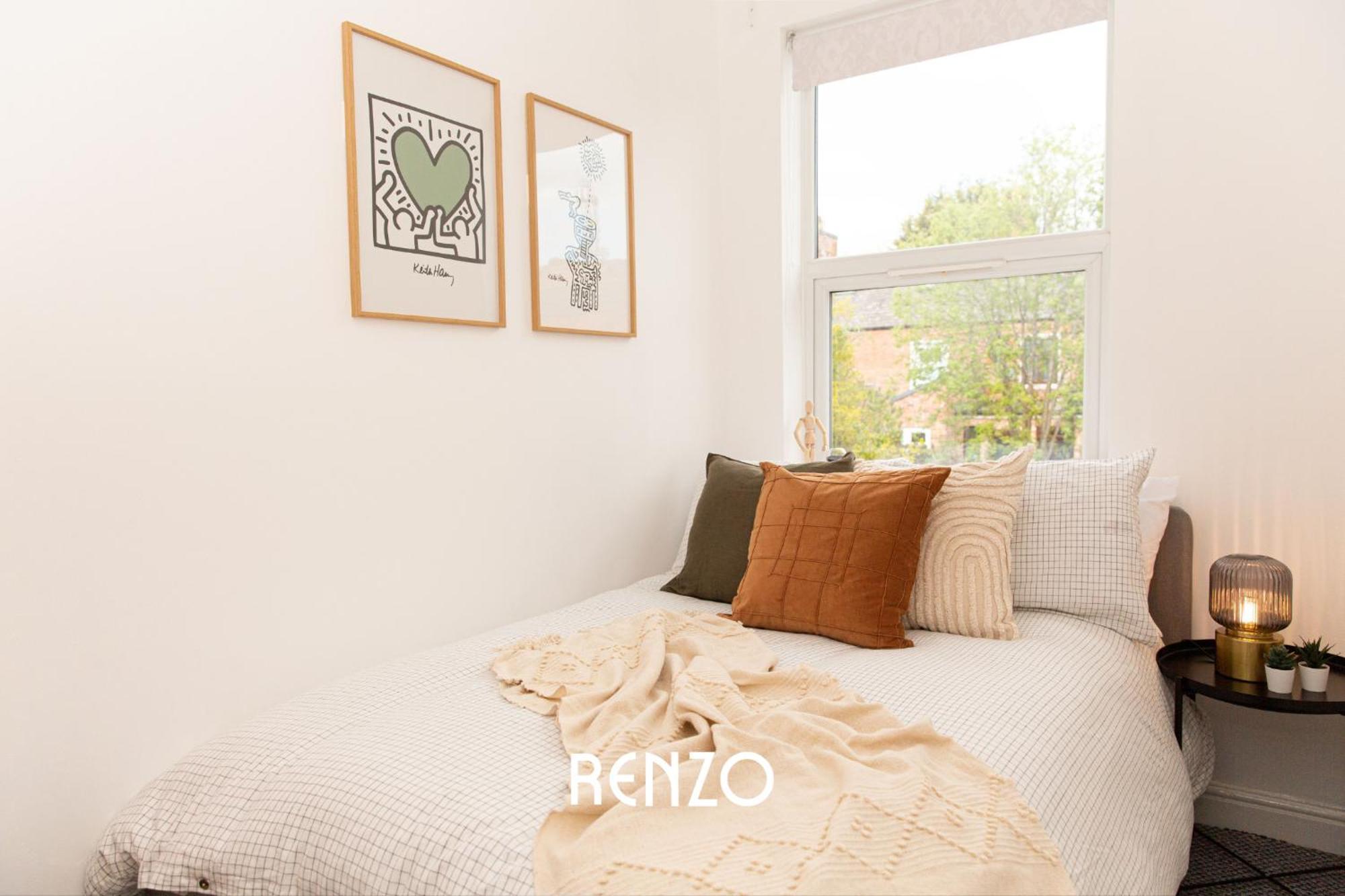 Apartment Beautiful And Modern 2-bed In By Renzo, Free Wi-fi, Ideal For Contractors Nottingham