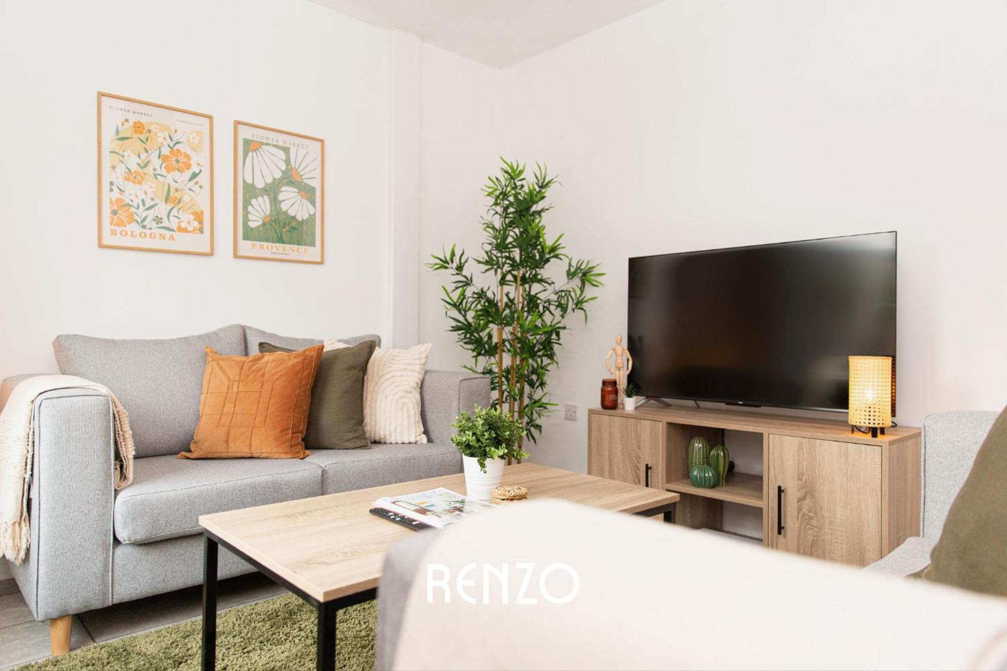 Beautiful And Modern 2-bed In By Renzo, Free Wi-fi, Ideal For Contractors Apartamento