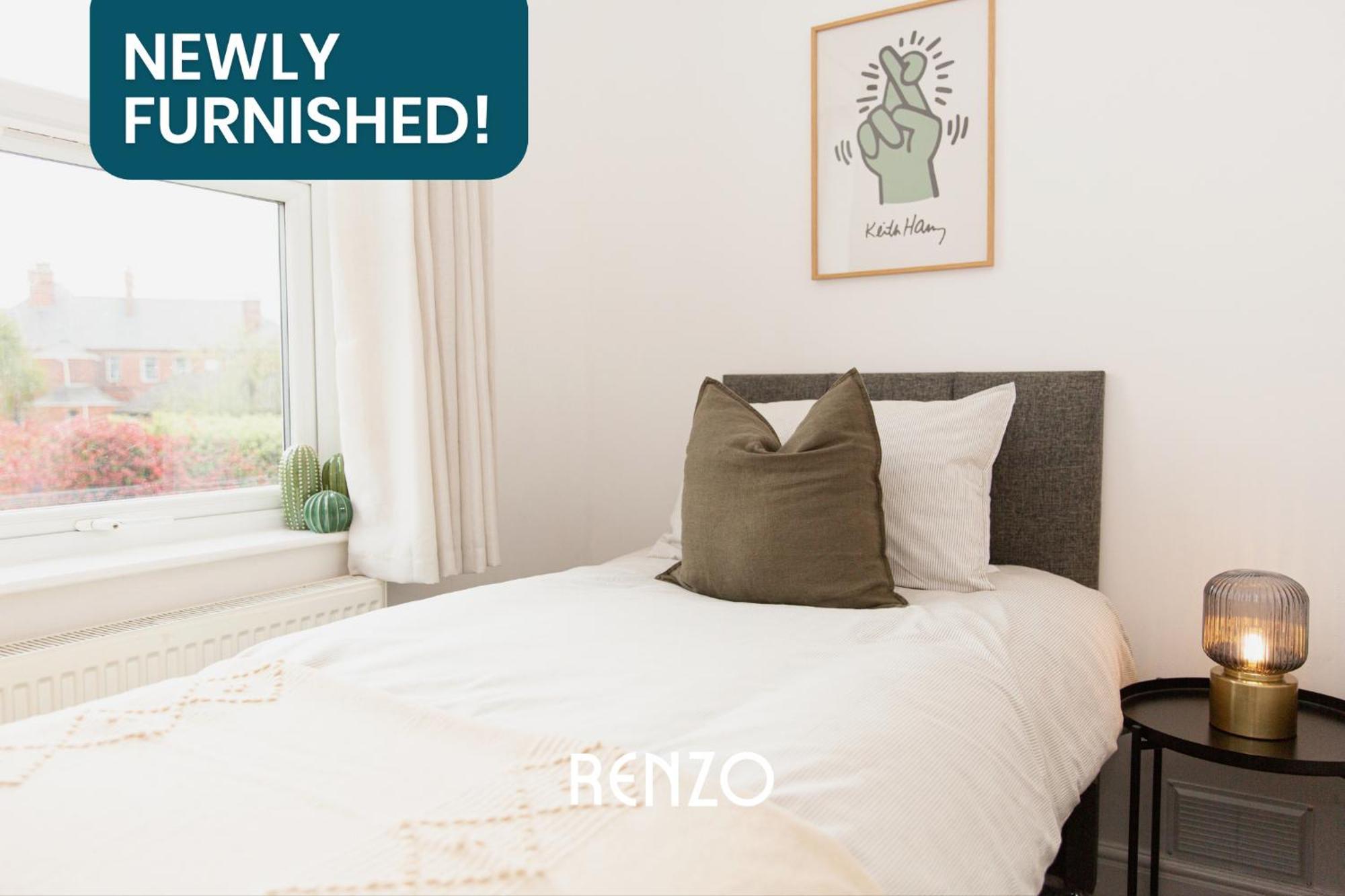 Beautiful And Modern 2-bed In By Renzo, Free Wi-fi, Ideal For Contractors Apartment *
