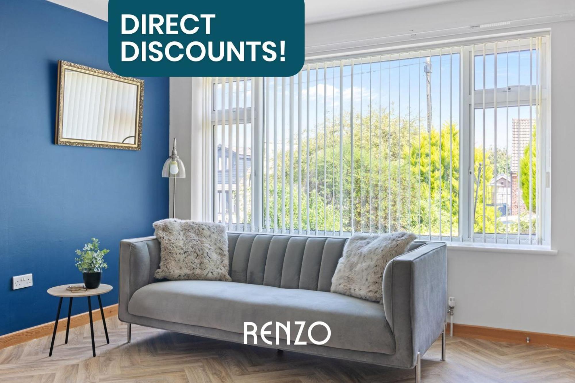 Vibrant 2-bed In By Renzo, Free Driveway Parking, Sleeps 6! Holiday home Nottingham