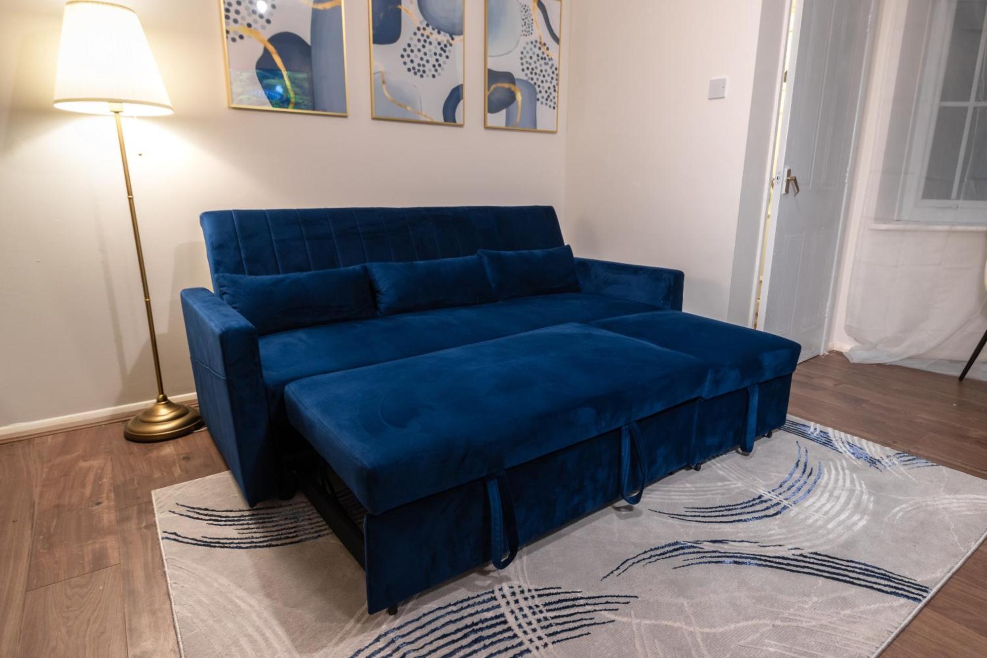 Apartment Cosy Deluxe 3 Bed House - Free Parking - Sleeps 9
