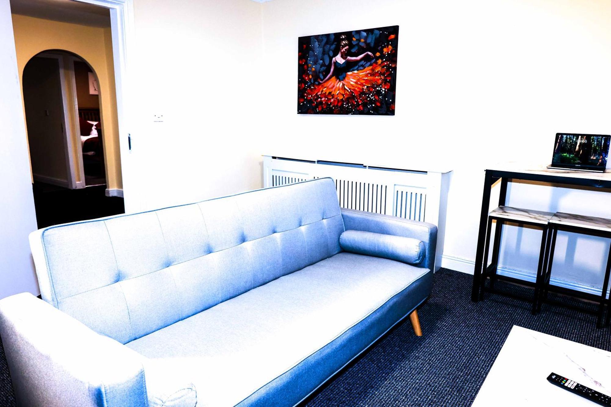 Lausory King Bed Living Your Luxe Away Apartment