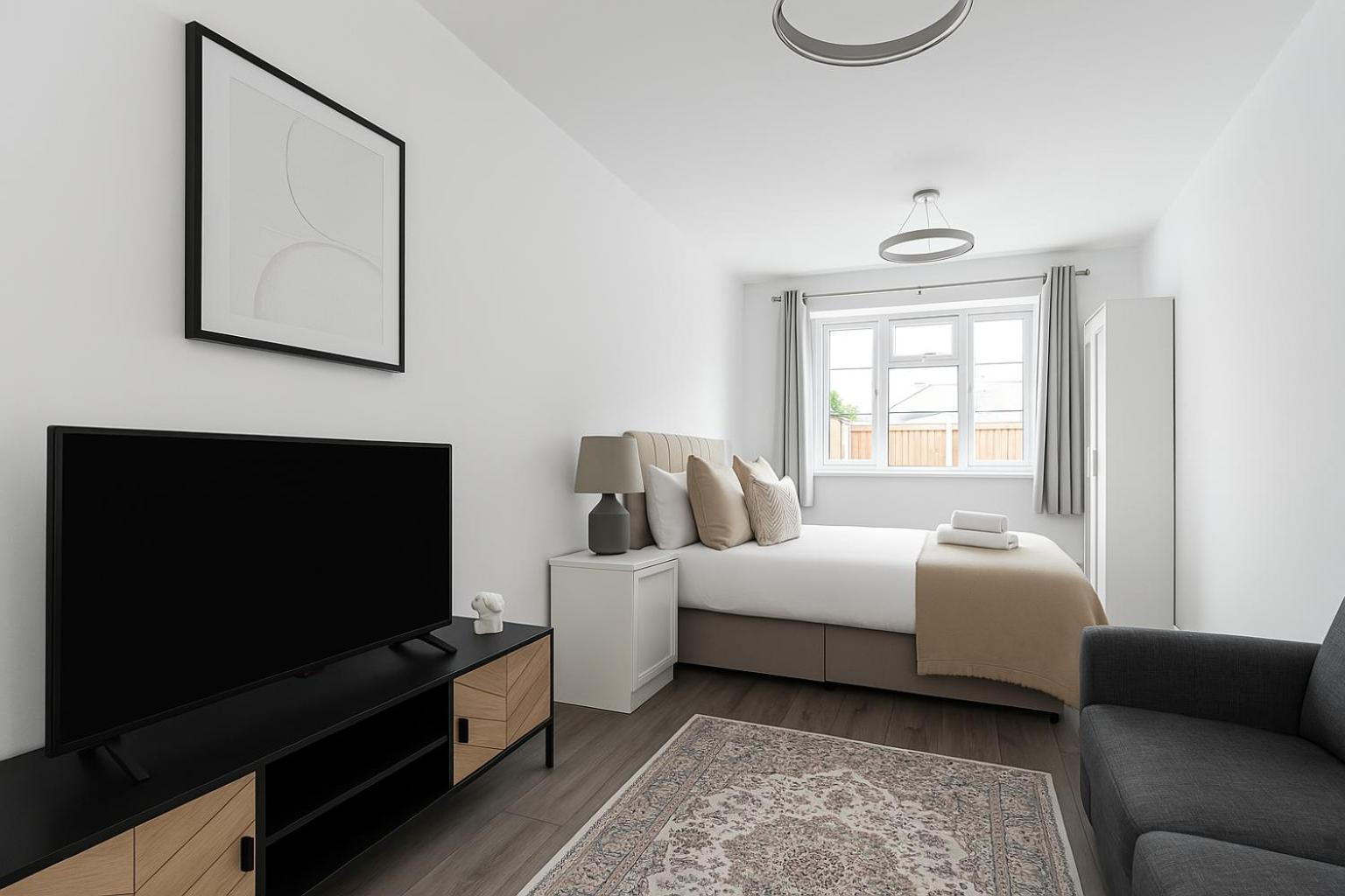 Bright Private - Peaceful Morden Location Apartment *