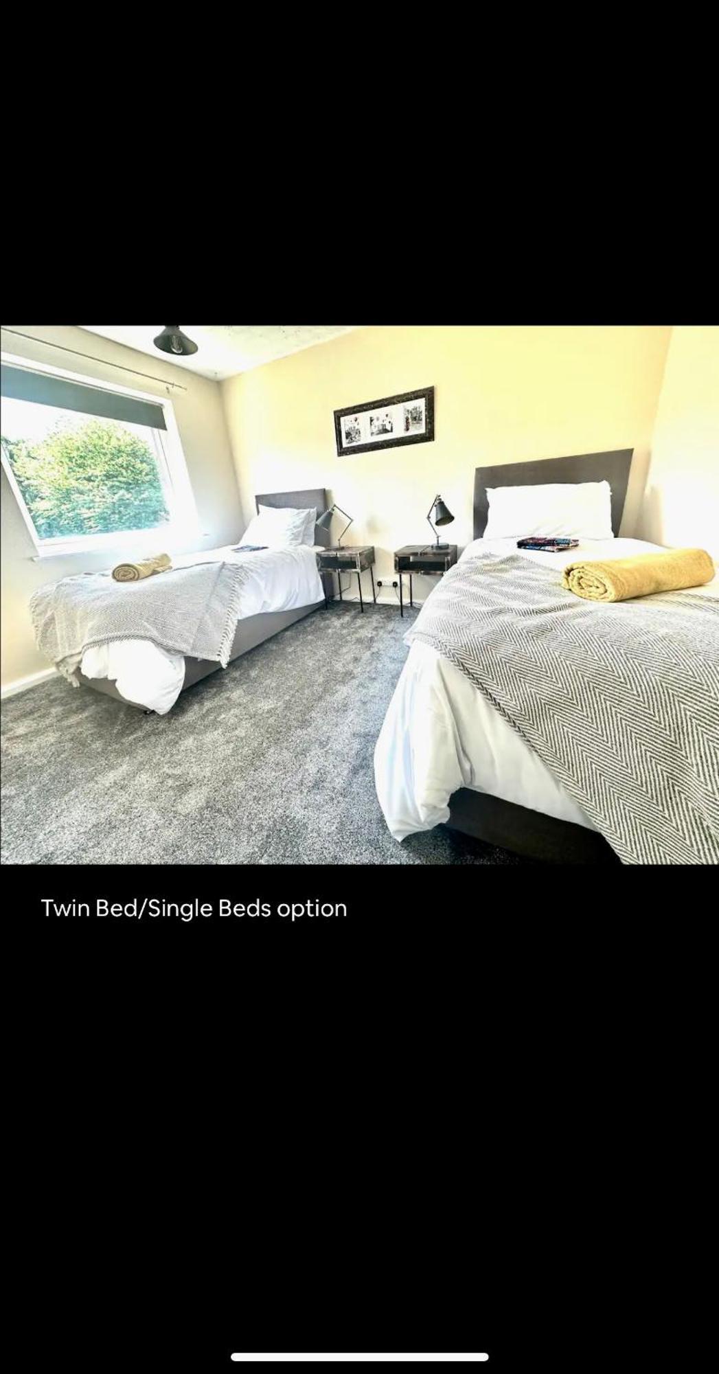 5 Minutes From M1 Sleeps Up To 7 Perfect For Contractors Leisure Relocators King Or Twin Bed Options * Nottingham