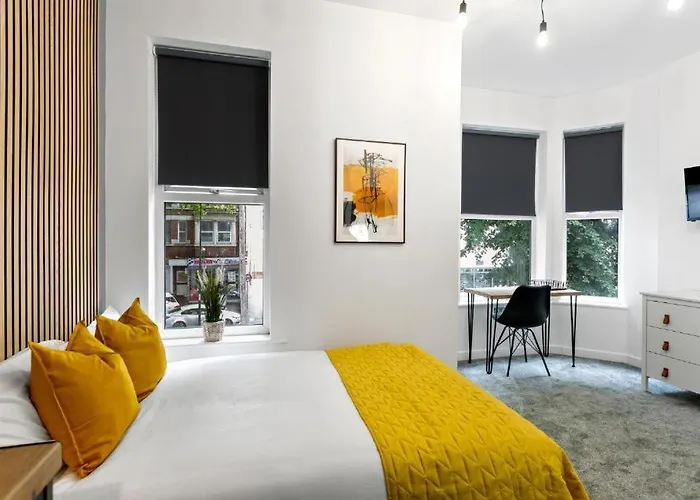 ◑Flat 4- Modern Studio Flats Close To City Centre◑